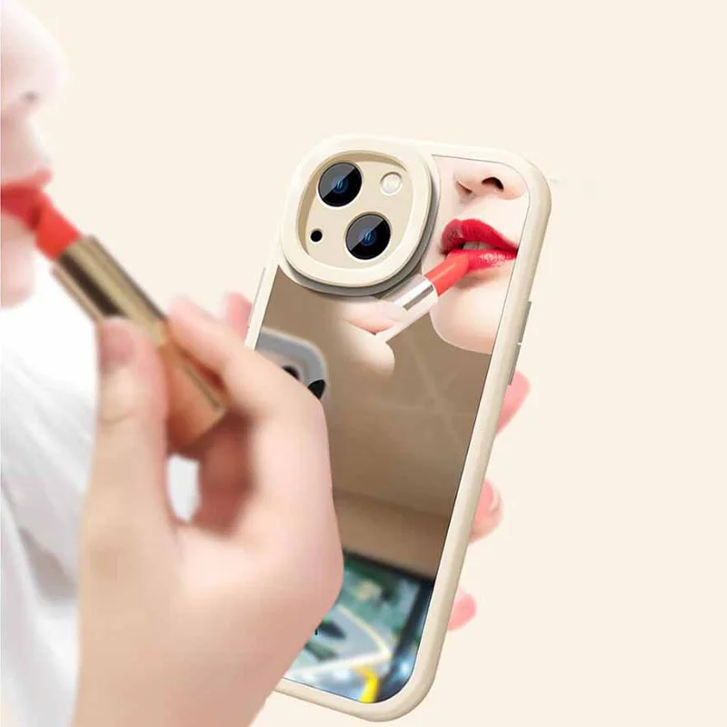 Monster   Fasion Mirror Surface For Infinix HOT 9 10 10S LITE 11 PRO NOTE 7 8 SMART 5 6 NFC PLAY Makeup Mirror Coque Cover Funda