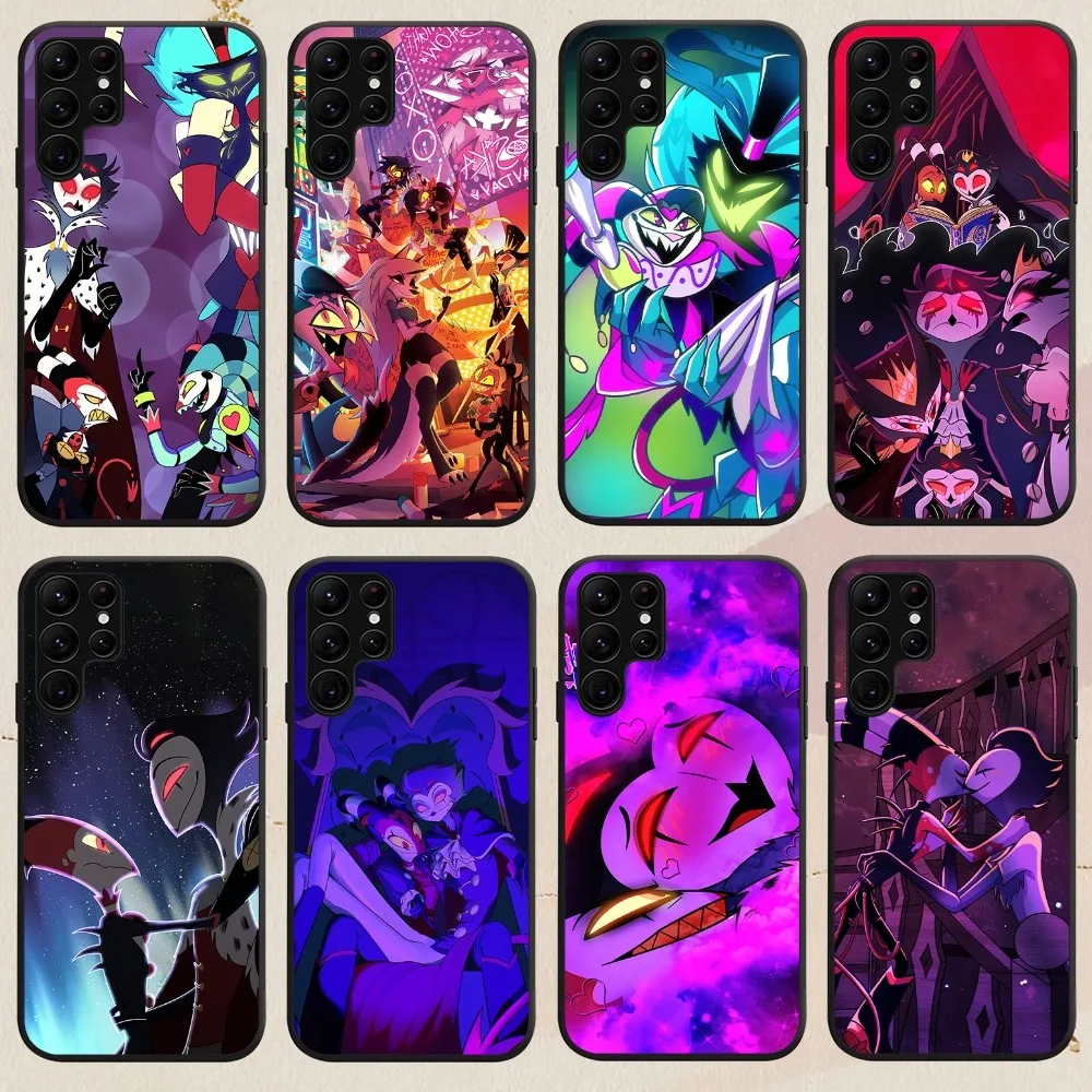 Cartoon H-Helluva Boss Blitzo Stolas Fizzarolli Phone Case For Samsung Galaxy A53 A52 A71 A73 A70 A72 A91 A80 S Shell