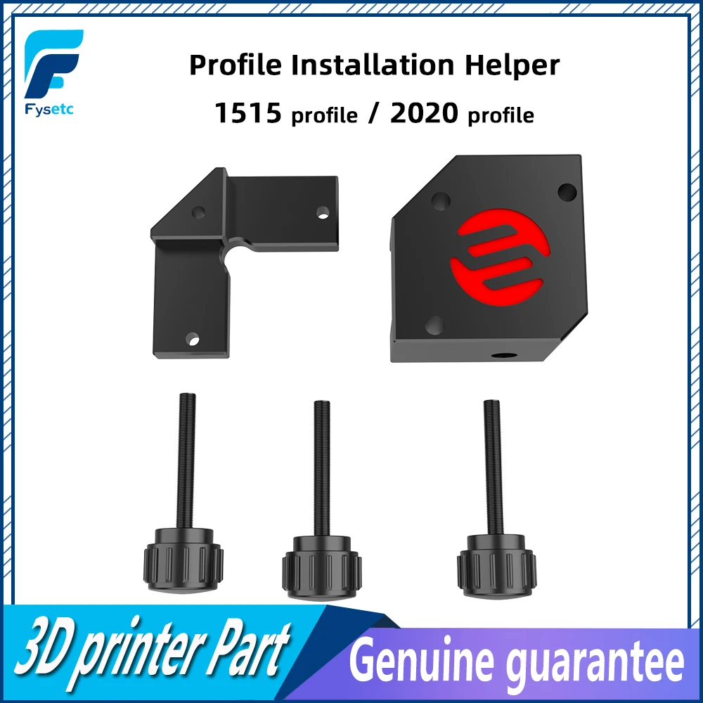 

FYSETC Profile Installation Helper CNC Right-angle Ruler for 1515 /2020 Profile for VORON V0 V2.4 Trident Vzbot 3D Printer Parts