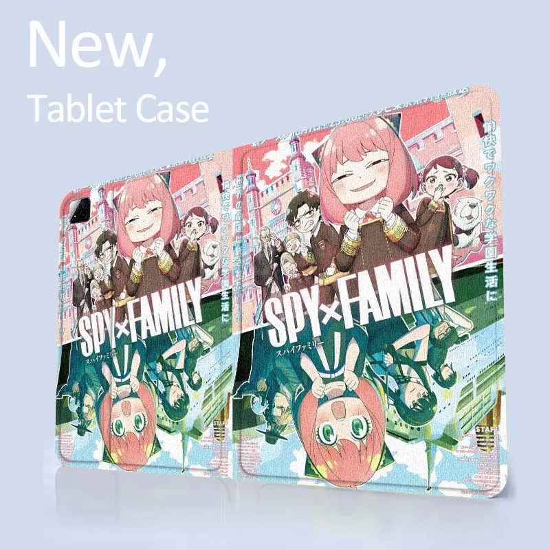 كارتون جاسوس x عائلة كاريكاتير لشاومي ريدمي مي باد 4 5 6 6s 7 7s SE Pro 2 11 Plus Max 12.4 11 11.2 12.5 8.7 بوصة حافظة تابلت