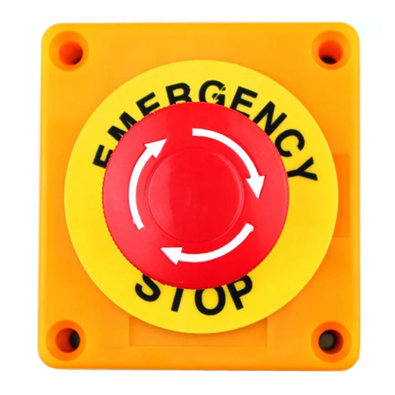 

10Pcs Red Mushroom Emergency Stop Shut Off Push Button Switch No + Nc 22Mm Cnc Gecko-ABQU