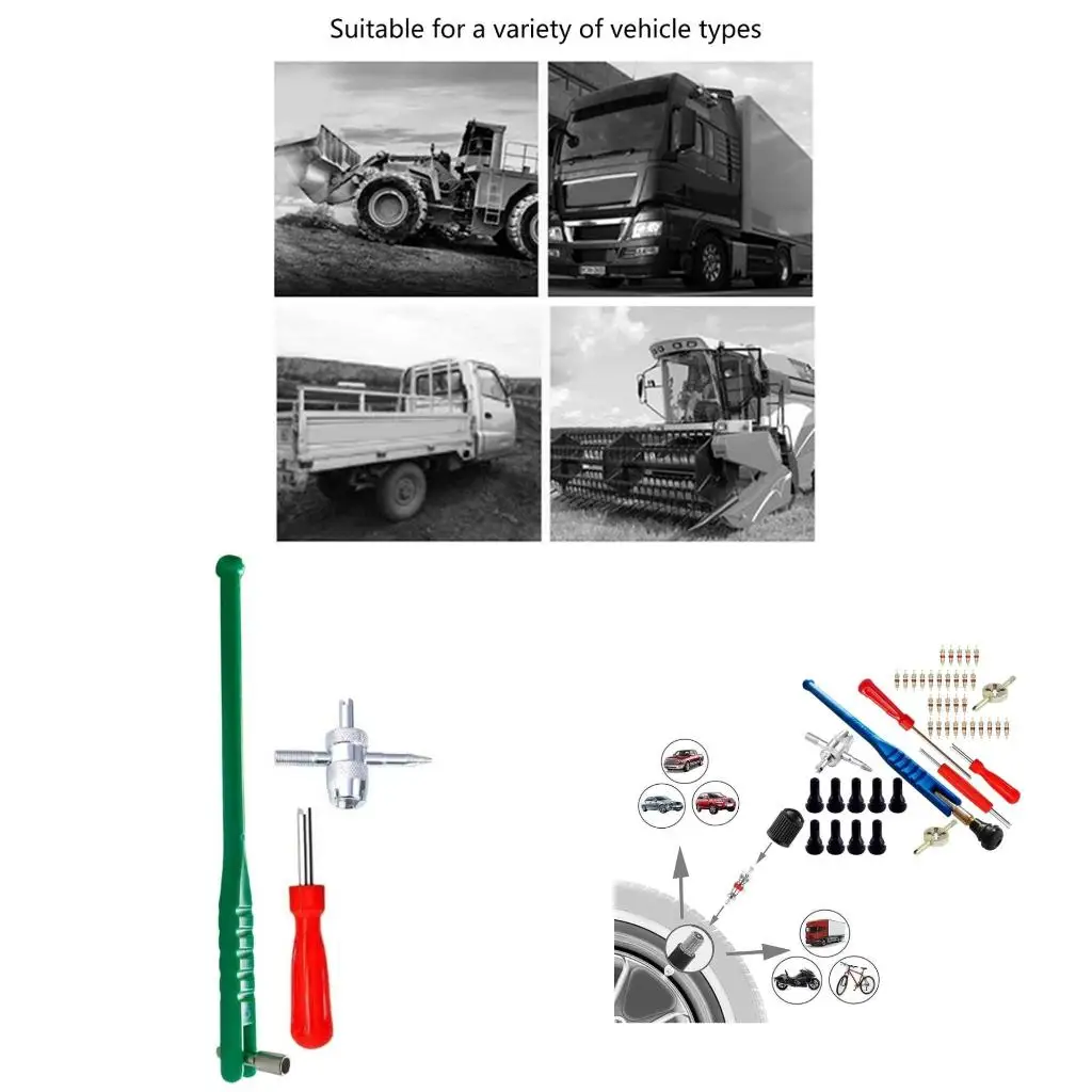 47/3pcs Valves Stem Installation set with Multiple Size Upgrades for Diverse Nee