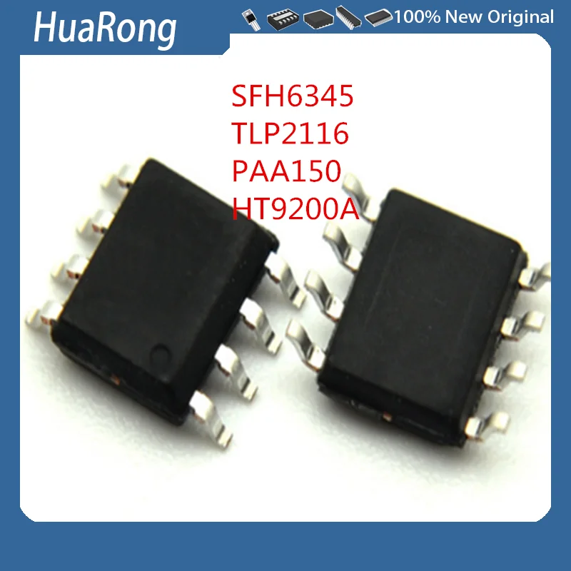 10 Pçs/lote SFH6345 SFH6345-X017 TLP2116 P2116 PAA150 PAA150 HT9200A SOP8