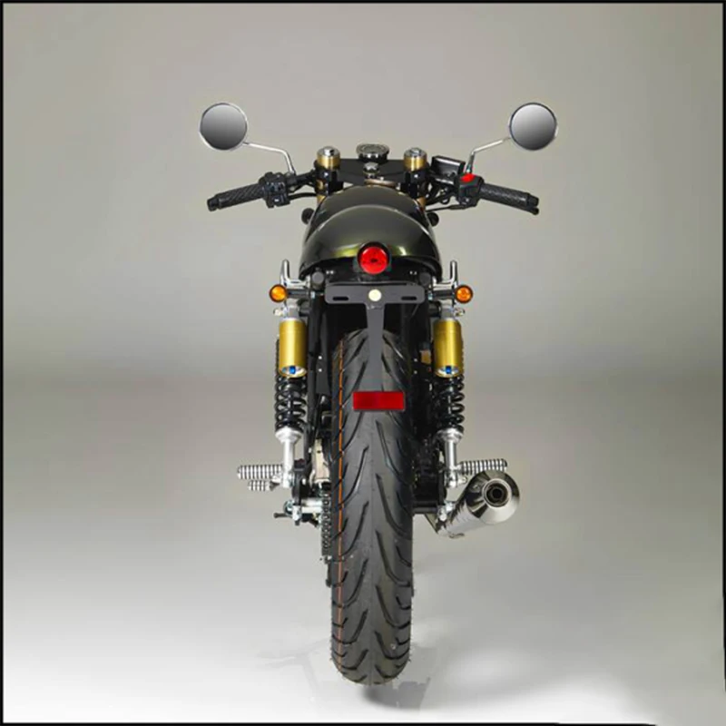 Universal Vintage Motorcycle Cafe Racer Brake Light Super Bright Rear Light CE Certificated Round LED Rear Light Tail Light