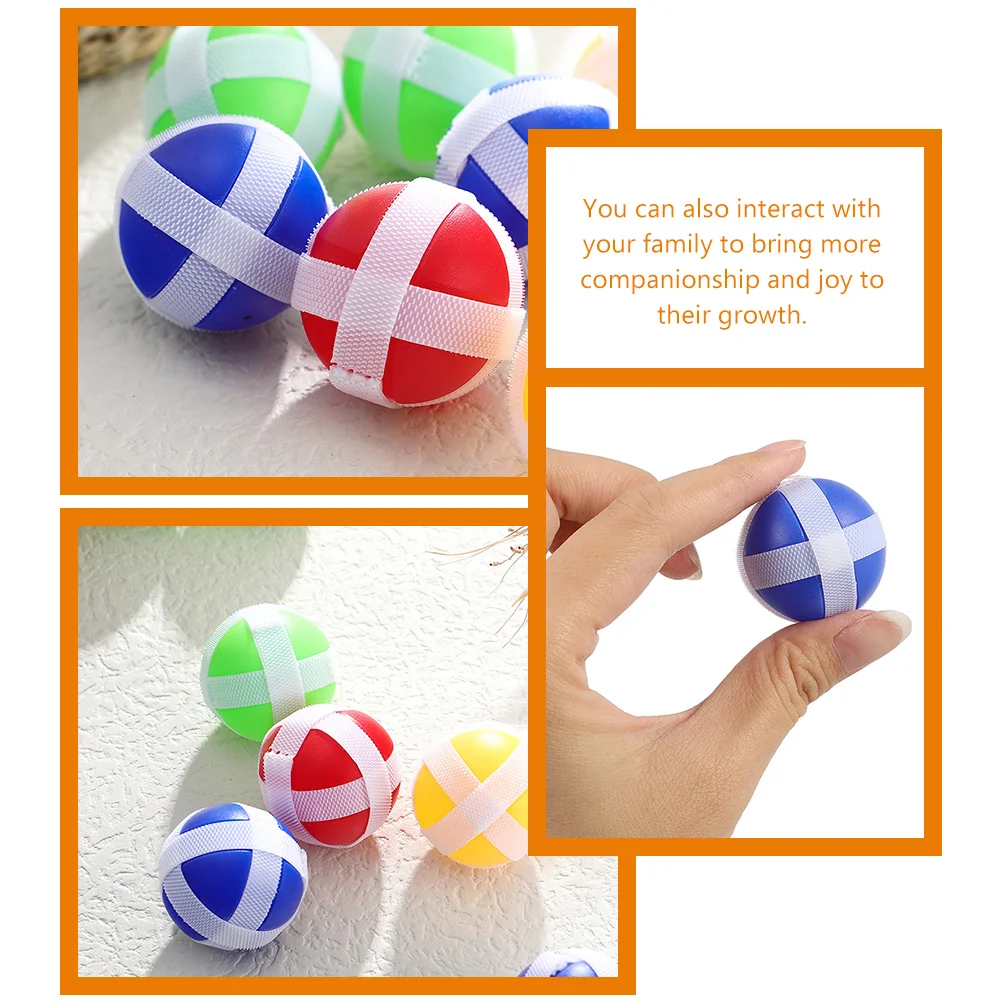 20 Pcs Sticky Ball Board Game Accessories Children’s Toys Balls Kids Wall Replace Target Hook and Loop Catch