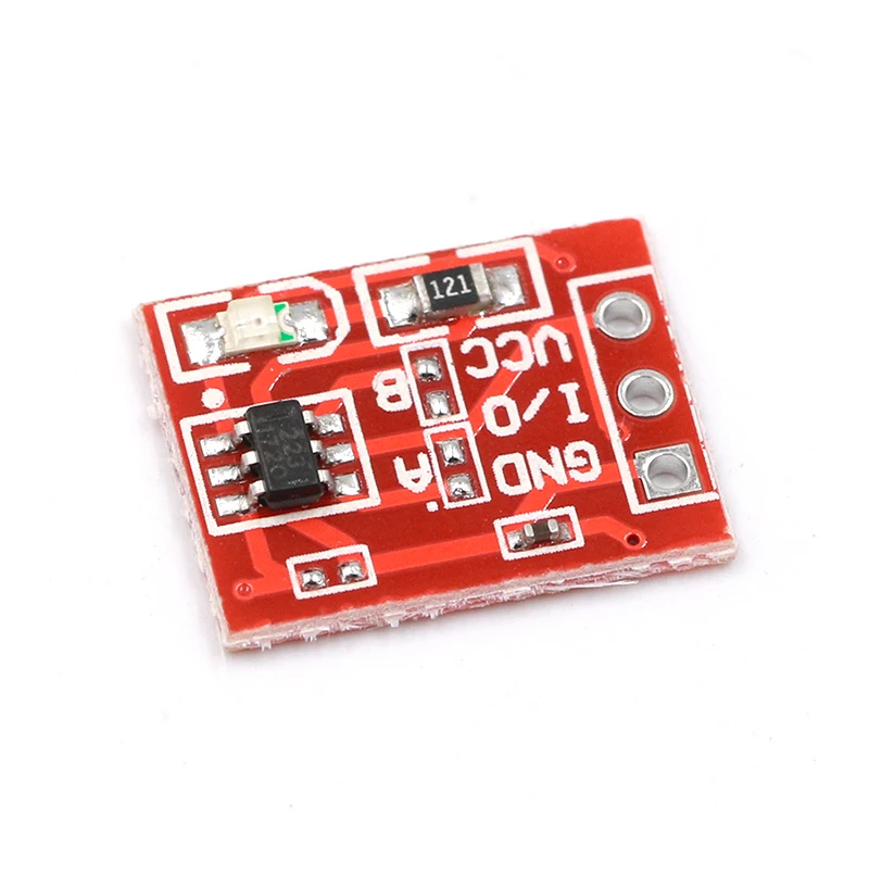 5PCS TTP223 Touch Key Switch Module Touching Button Self-Locking/No-Locking Capacitive Switches Single Channel Reconstruction