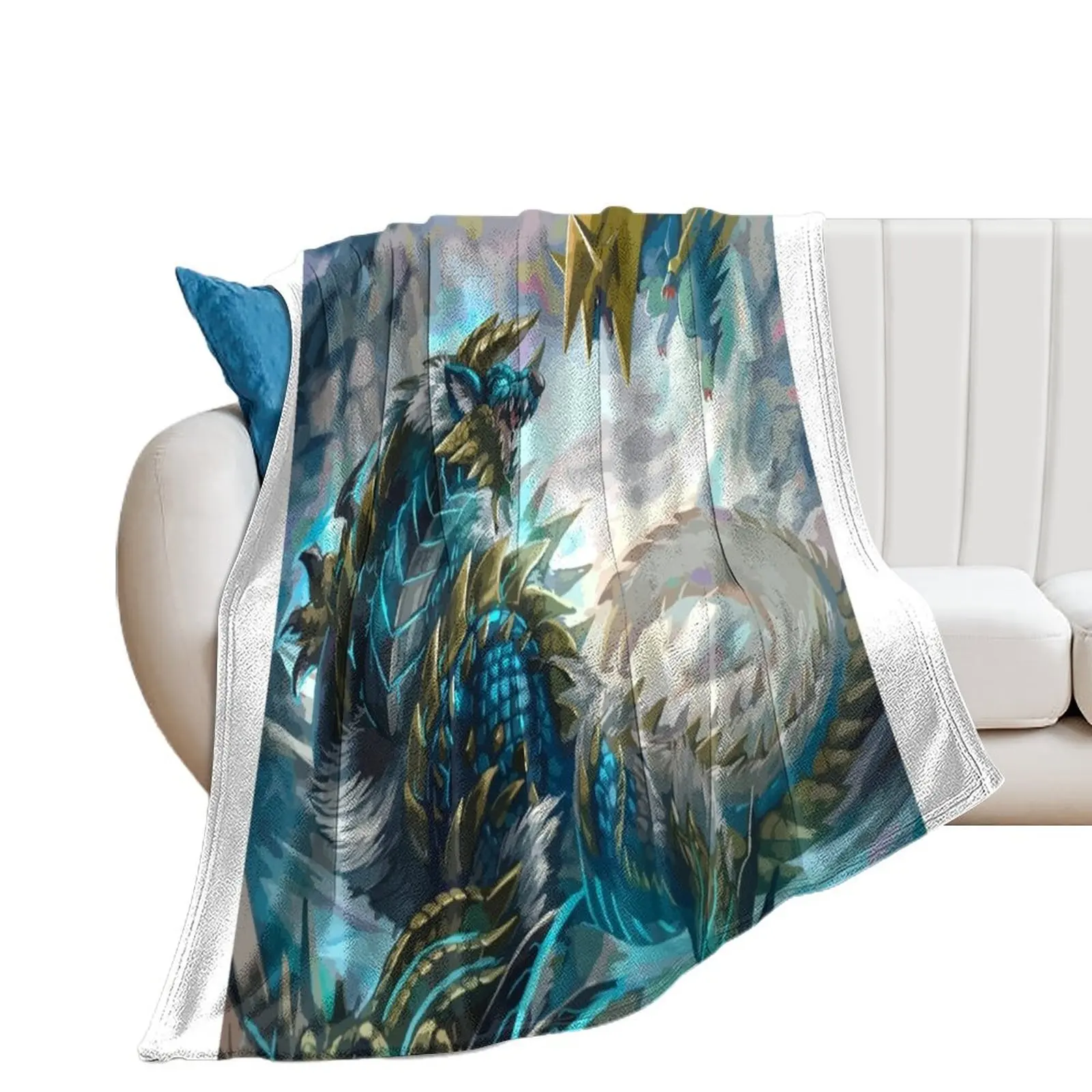 

Monster Hunter Throw Blanket Comforter Hairy Blankets