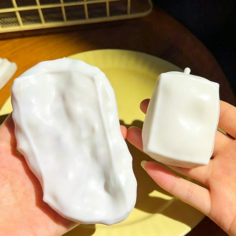 Knuspriges Tofu-Quetschspielzeug, Crunchy Squishies, Quetsch-Stressball, ASMR Anti-Stress-Entspannungsspielzeug, Handgeschenk für Erwachsene – Detail 5