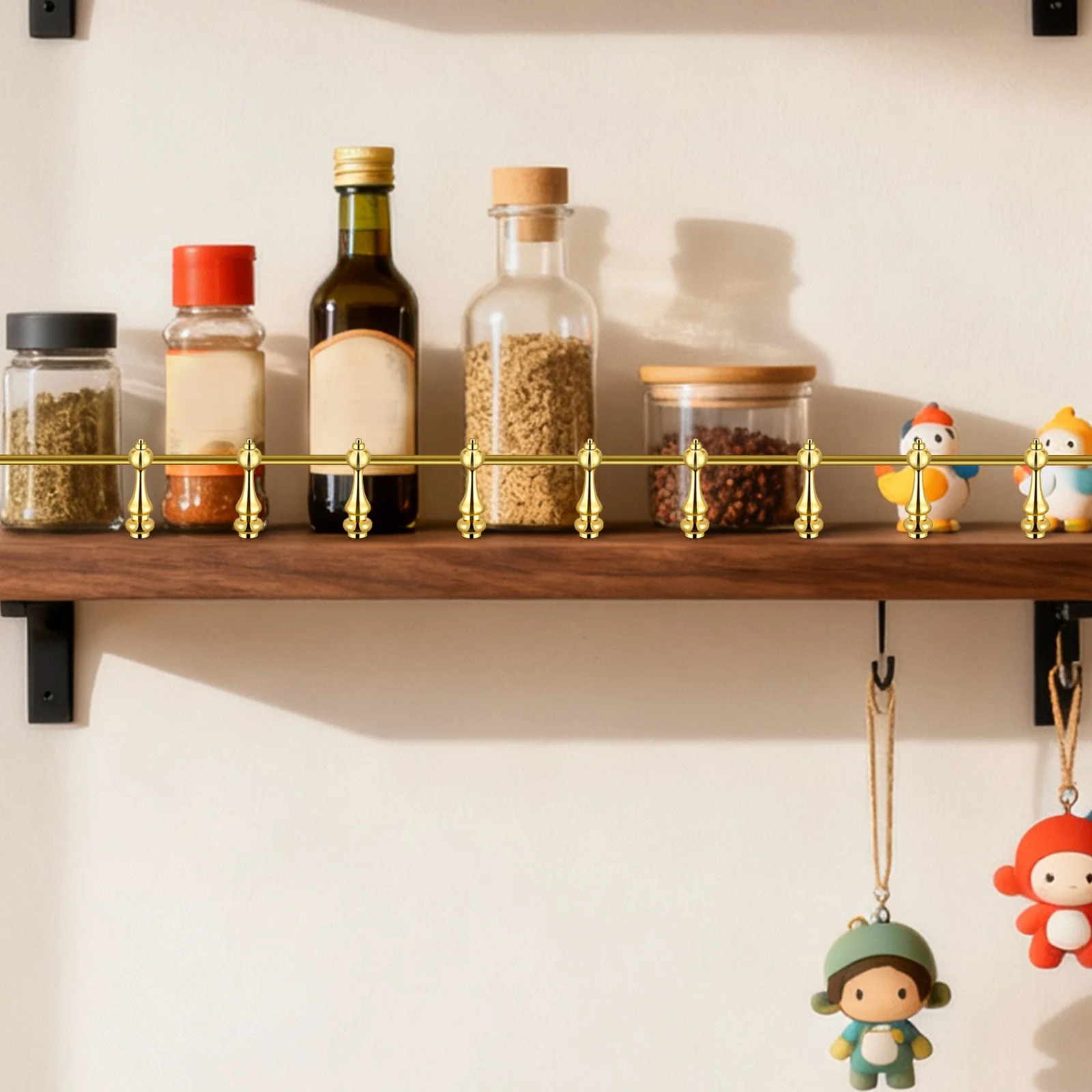 

10Pcs Railing Post Connectors Zinc Alloy Furniture Hardware Accessories Replacement for Wine Cabinet Cart Glass Fence Decorative