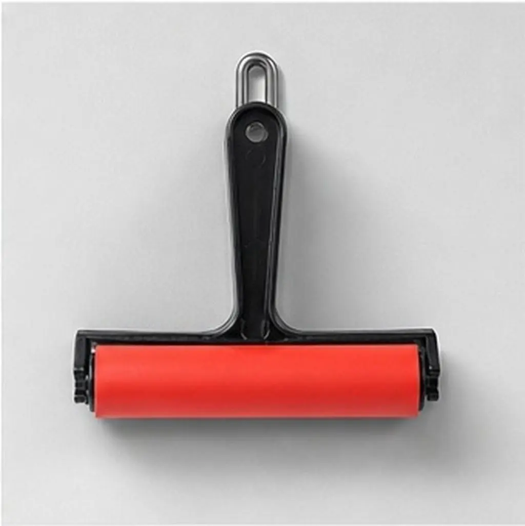 Ink Roller Painting Tool 15Cm Professional Glue Roller Stamping Brayers Plastic Handle Flexible Design for Printing Studio