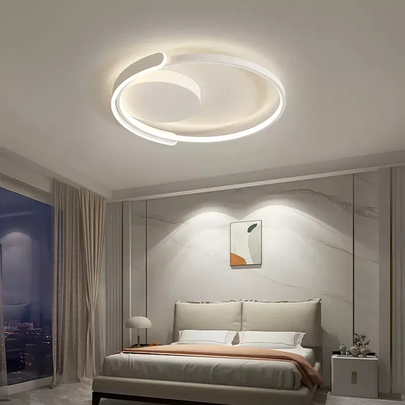 Moderne Led Plafondlamp Voor Slaapkamer Woonkamer Eetkamer Keuken Dimbare Kroonluchter Minimalistische Binnenverlichting Armatuur