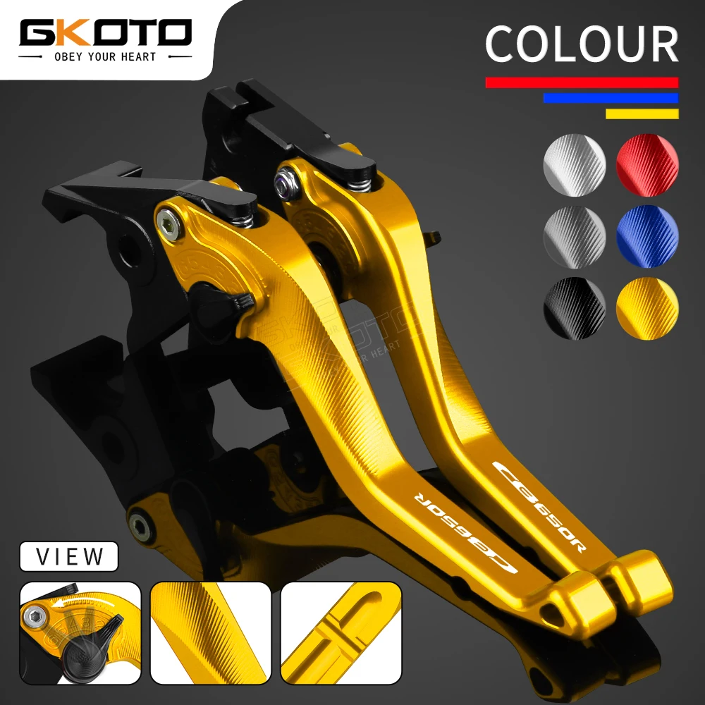 2022 CB650R Motorcycle Accessories Short Brake Clutch Levers CNC Ajustable For Honda CB 650R 2018 2019 2020 2021