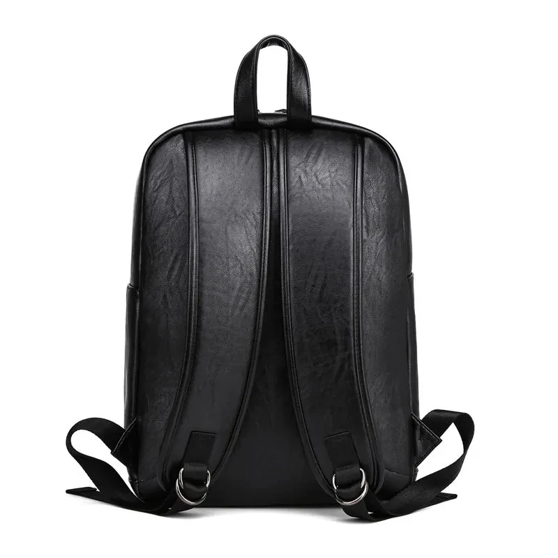 2022 new Leather Men\'S Backpacks Man\'S Casual Back Bag Genuine Leather Business Male Bag Computer Bag