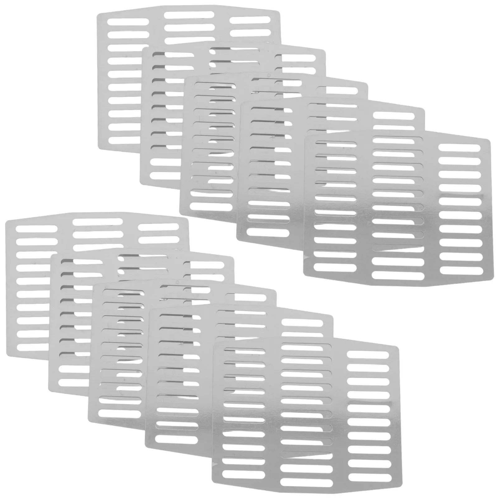 10Pcs Stainless Steel Brick Weep Hole Covers Spring Design Cover Holes in Wall Efficient Brick Wall Drainage Protector