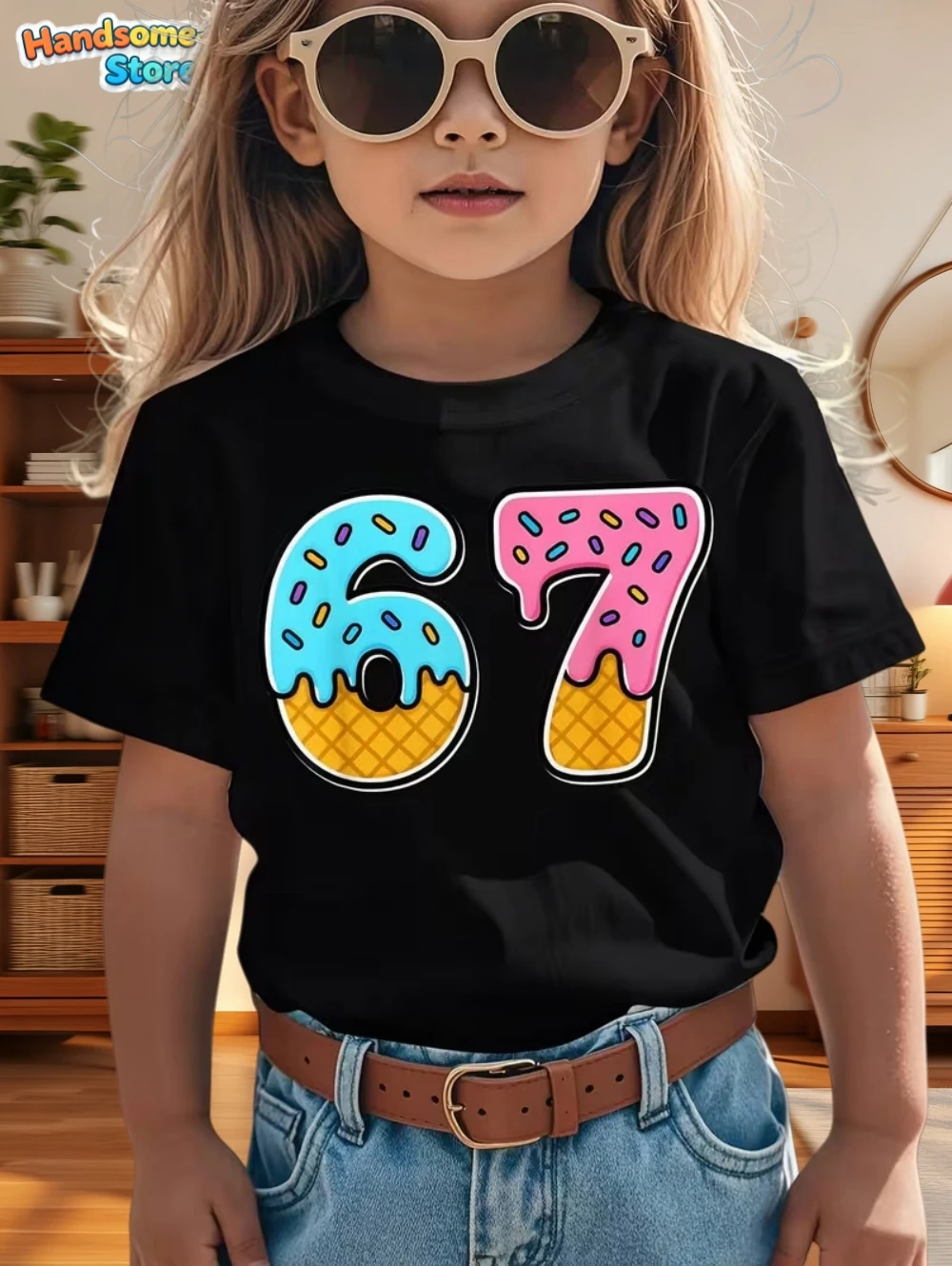 Kids 67 Meme Tee 6
