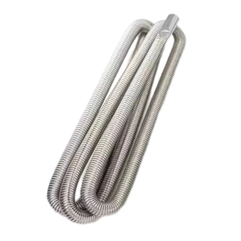 1Pc 60-300cm Car Air Diesel Parking Heater Stainless Steel Spiral Exhaust Pipe Gas Vent Hose Tailpipe Automobile Accessories view 2