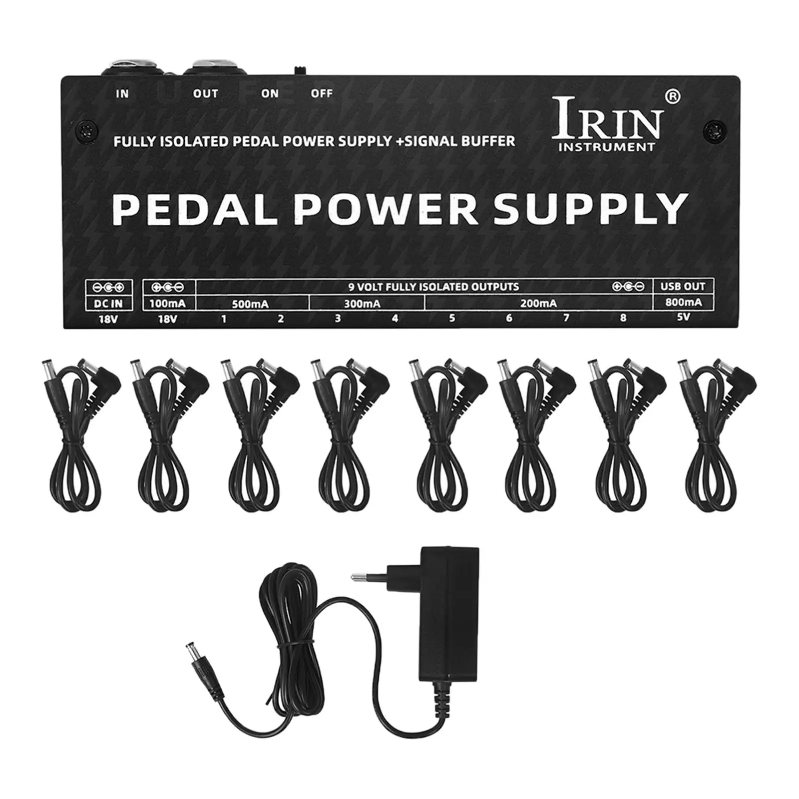 

Guitar Pedals Power Supply for Electric Guitar, Acoustic Guitar Pedalboard Power Supply