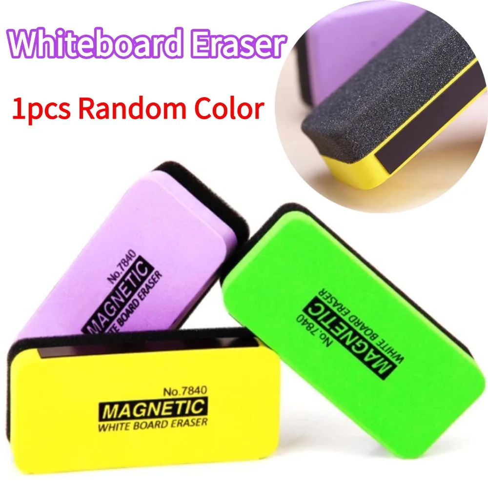 Magnetic Blackboard Chalkboard Whiteboard Eraser Cleaner Dry Wipe Marker Pen Duster White Black Chalk Board Cleaner Supplies