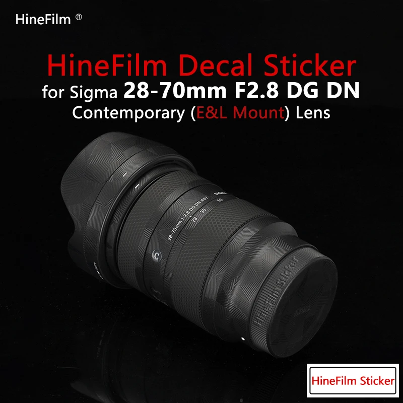

Hinefilm Skin for Sigma 28-70mm F2.8 FE / L Mount Lens Decal Skin Protective Film for Sigma 28-70 F2.8 DG DN Lens Cover Sticker