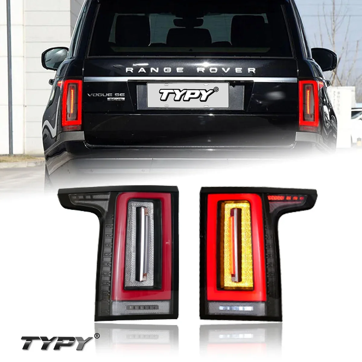 Car Back Rear Lamps Assembly 2013-2022 4th Animation DRL LED Tail Lights For Land Rover Range Rover