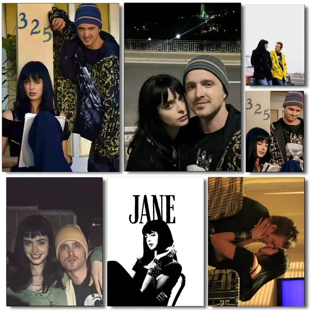 

B-Breaking Bad Jane Jesse Poster Print Canvas Painting Wall Art Picture Living Room Home Bedrooom Bar Restaurant Decor