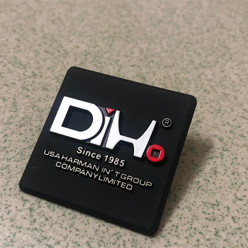 Universal DiH Metal Aluminum Signage Sign OEM LOGO Nameplate For Audio Amplifier Speaker Loudspeaker Horn 50*50mm 45*45mm