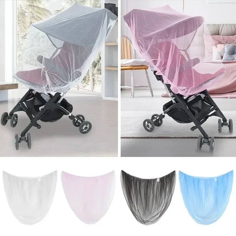 Moustiquaire pour poussette de bébé, filet de protection contre les insectes, filet de protection pour bébé, accessoires de poussette, 150cm