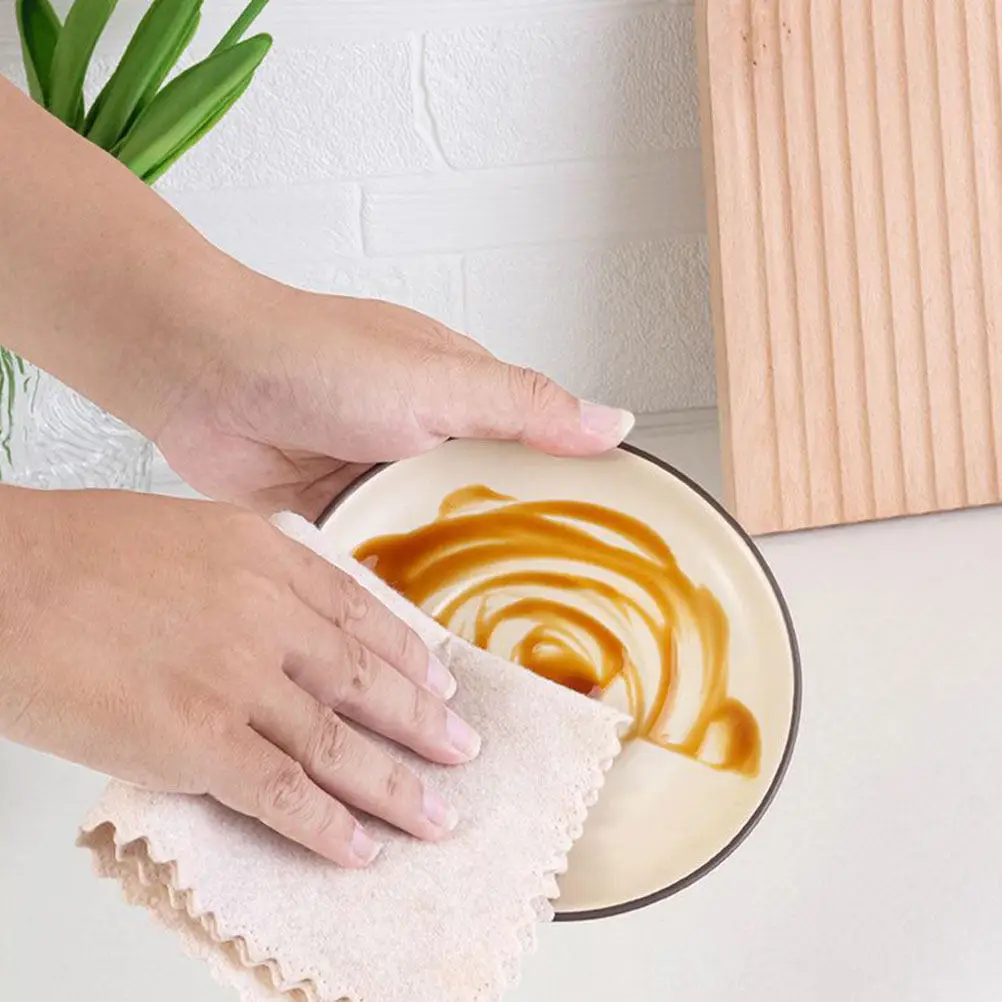 10Pcs Premium Microfiber Dish Cloths Highly Absorbent Quick Dry Kitchen Dish Towels for Washing Dishes Cleaning Rags Household