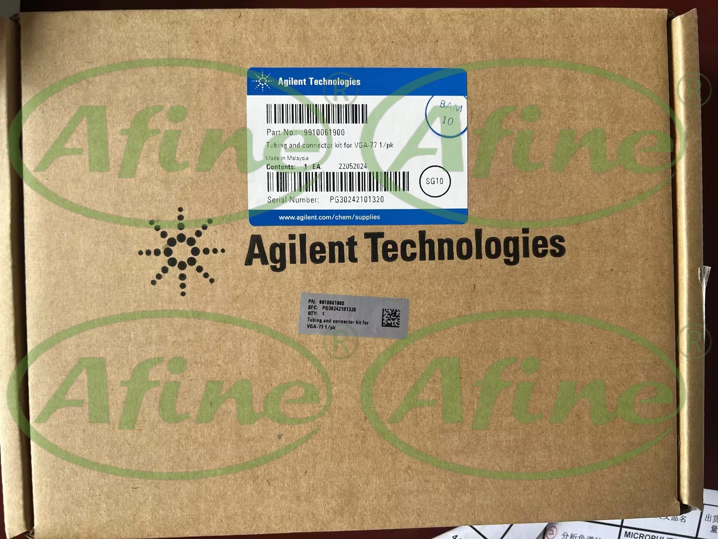 AFINE Agilent VGA 77 Supplies Tubing Fitting Kit,9910061900 Pump Line Fitting Connection Tube Inlet Tube Coil O-Ring Strap