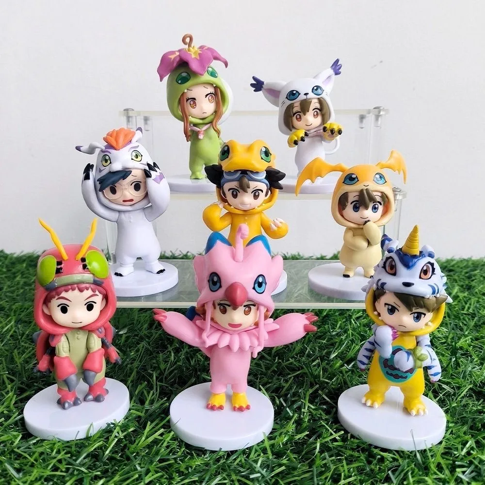 

Набор из 8 фигурок Digimon Adventure: Тейлмон, Гомамон, Патамон, Габумон, Тентомон, Палмон, Пиёмон, Агумон — аниме-модели, игрушки, подарки