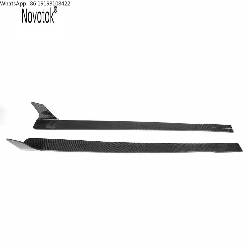 Top Selling 08-15 Automotive Carbon Fiber Side Skirt Suitable For Audi R8 Extended Side Skirt