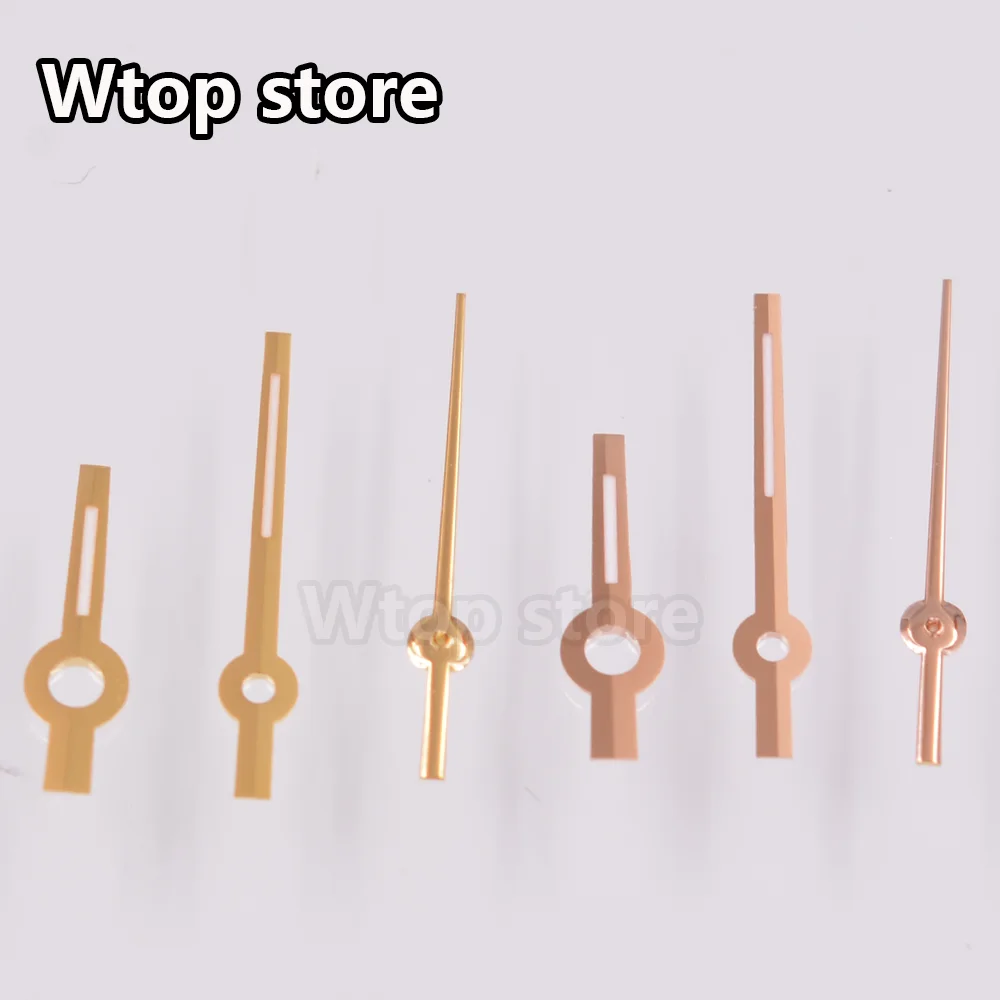 Wtop Store ladies NH05 Rose Gold/Gold Watch hands Green luminous Fit NH05 NH06 Movement Watch parts