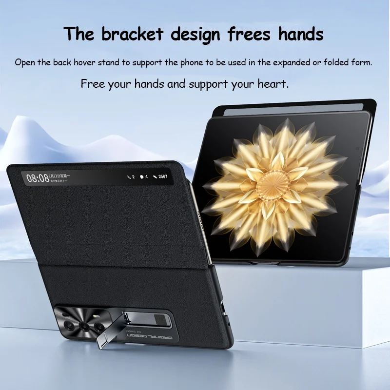 For Honor Magic V2 Smart Window Flip Case Shell Full Cover Protector Magnetic authority Leather Case for Honor Magic V2 Covers