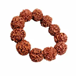 Vintage Tibet Tibetan Buddhist Buddha Rudraksha Prayer Beads Buddhism Bracelet Men Women Yoga Bangle Jewelry