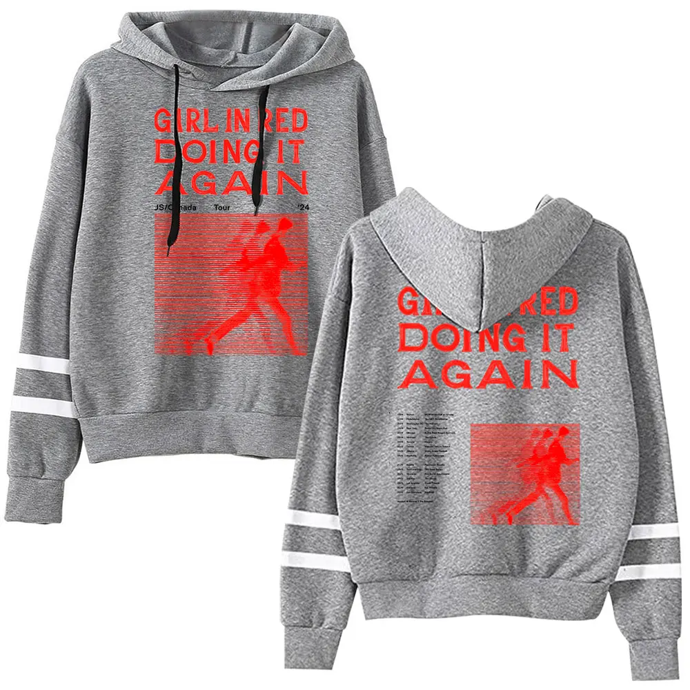 Girl In Red Doing It Again 2024 World Tour Pullover Hoodie Women Men Hooded Sweatshirt Fashion Tracksuit