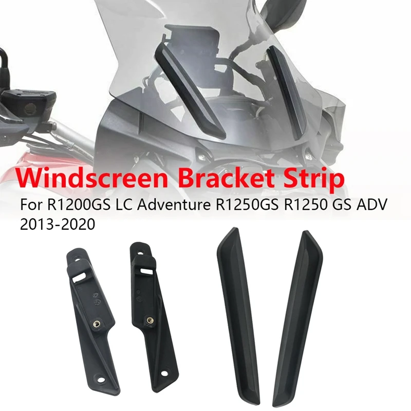 

Motorcycle Windshield Windscreen Bracket Strip Trim Kit for-BMW R1200GS LC Adventure R1250GS R1250 GS ADV 2013-2020