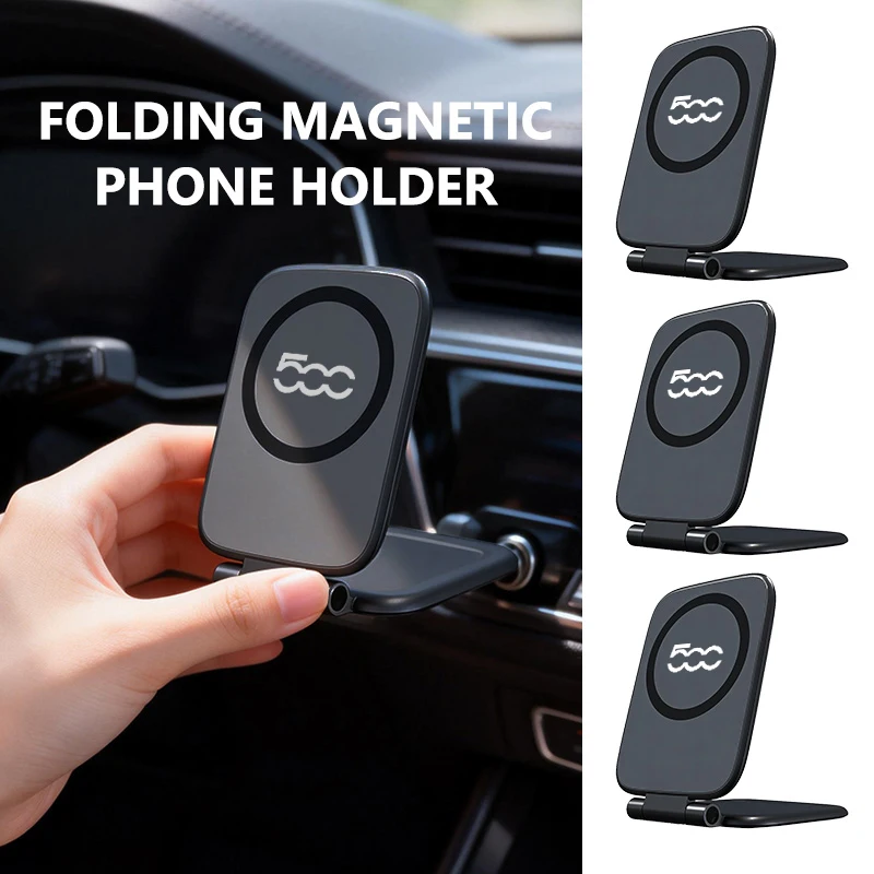 Car Dashboard Logo Phone Holder Sticky Auto Telephone Stand For Fiat Abarth Freemont 500 FR Stilo Grande Doblo Tipo