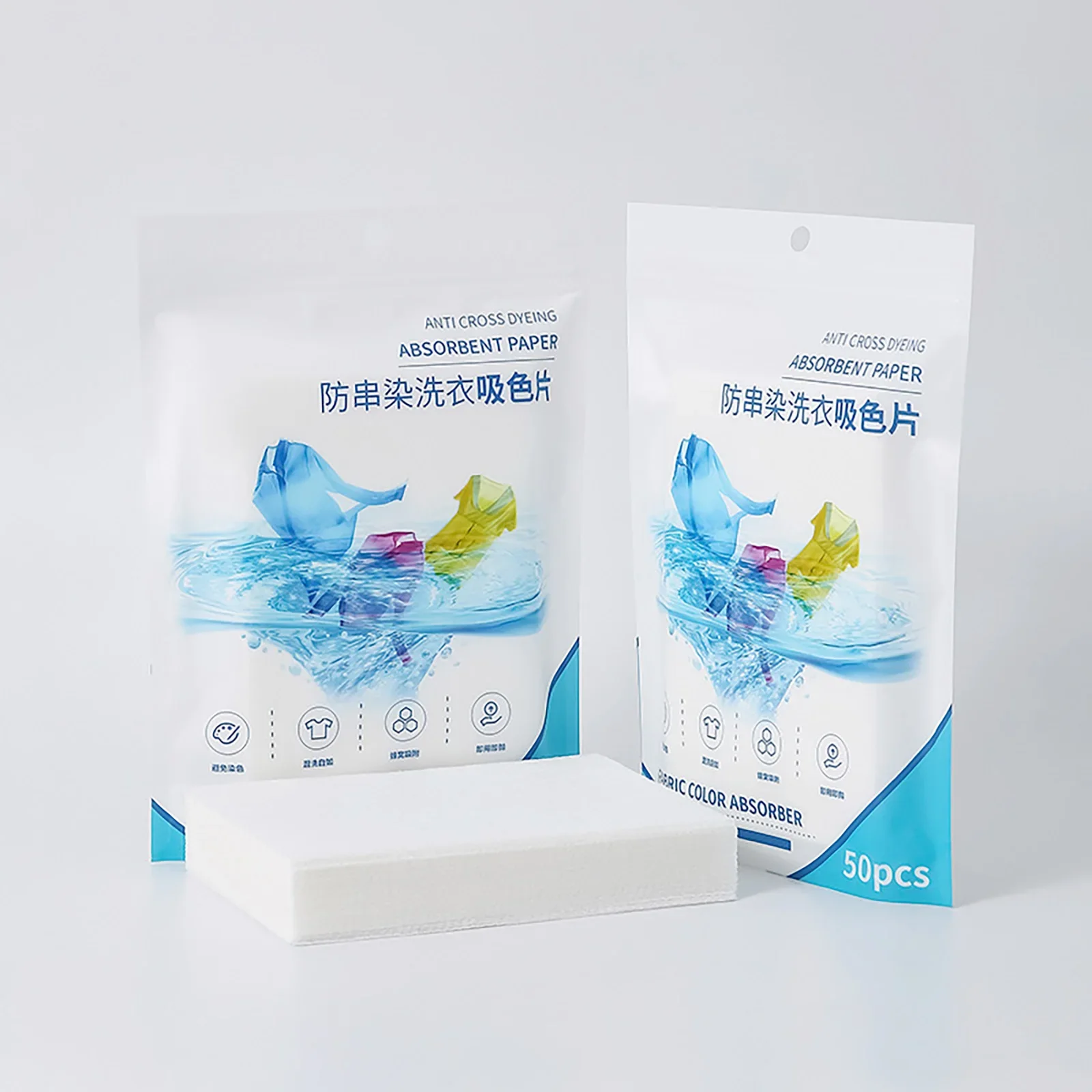 50-200PCS Laundry Tablets Laundry Paper Anti-Staining Clothes Sheets Concentrated Washing Powder Detergent for Washing Machines