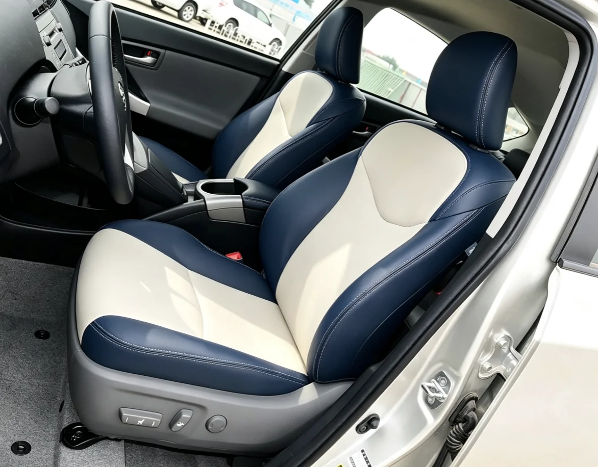 Für Alphard 30 2011~2017 Maßgefertigte Autositzbezüge Luxuriöses Nappaleder 100% Passgenau Innenraumzubehör 360 ° Vollständige Abdeckung – Detail 5