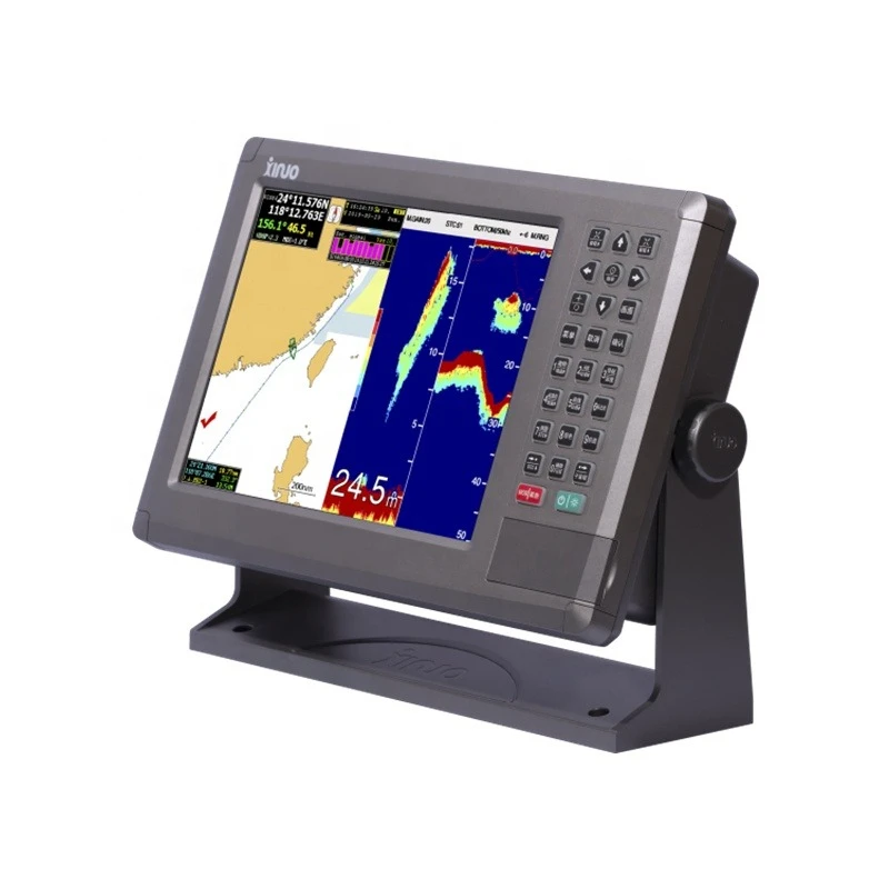 XF-1069GF Multi-Functional 3-in-1 Marine GPS Satellite Navigation Receiver, Chartplotter, and Fishfinder