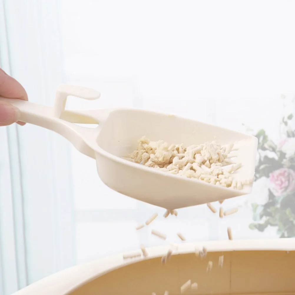 

Premium Cat Litter Scoop Hollow Plastic Pet Waste Shovel Ergonomic Design Easy Clean Sand Tool Hang-Up Storage Pet Supplies