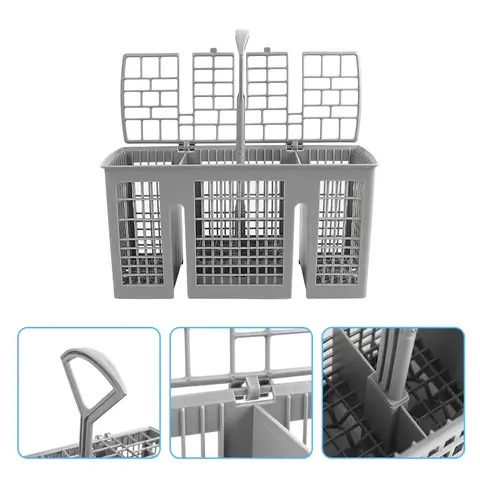 8 best sales डिशवॉशर चांदी के बर्तन की टोकरी - №1