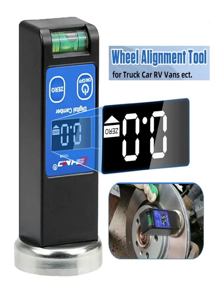 

Car Four Wheel Alignment Level Meter Digital Electronic Wheel Alignment Balance Aligner Positioner Camber Castor Strut Truck