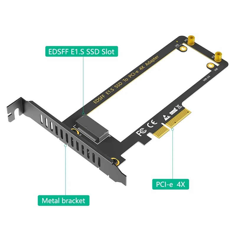 

Модернизированный короткий SSD E1. S Nvme Ruler 1U GEN-Z EDSFF с радиатором PM9A3 PM9D3 PCI-E 4,0 4-кратный адаптер 9,5 мм, 15 мм, 25 мм, толщина