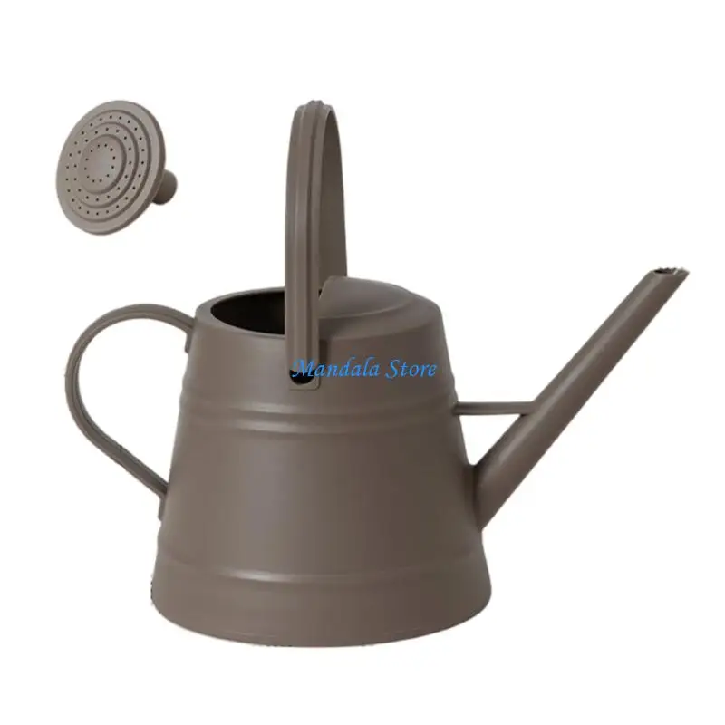 U2JC Watering Container Pot Removable Sprayer Nozzle Comfort Handle For Balcony Plant