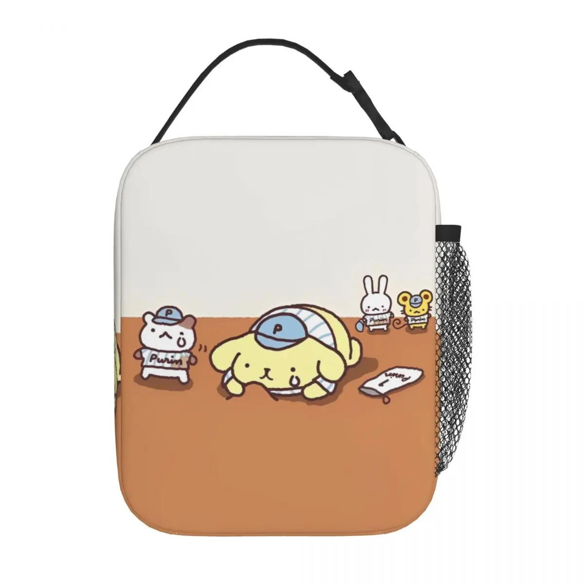 Pom Pom Purin Insulated Lunch Bag High Capacity Meal Container Thermal Bag Tote Lunch Box Beach Picnic Food Storage Bags