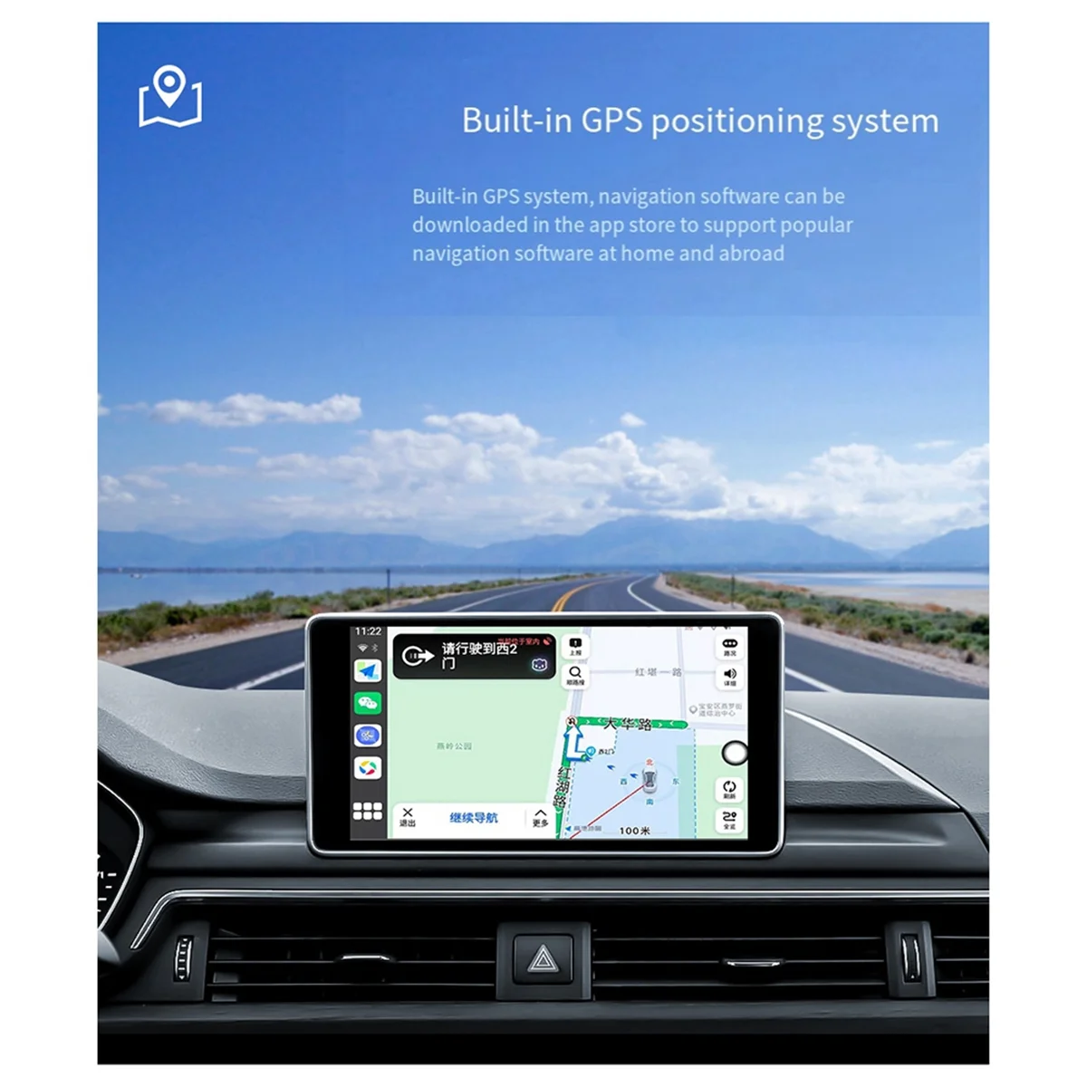 

Wireless Carplay Android Adapter 4 in 1 6G+64G Car Adapter Wireless Adapter Convert Wired to Carplay Wireless Box