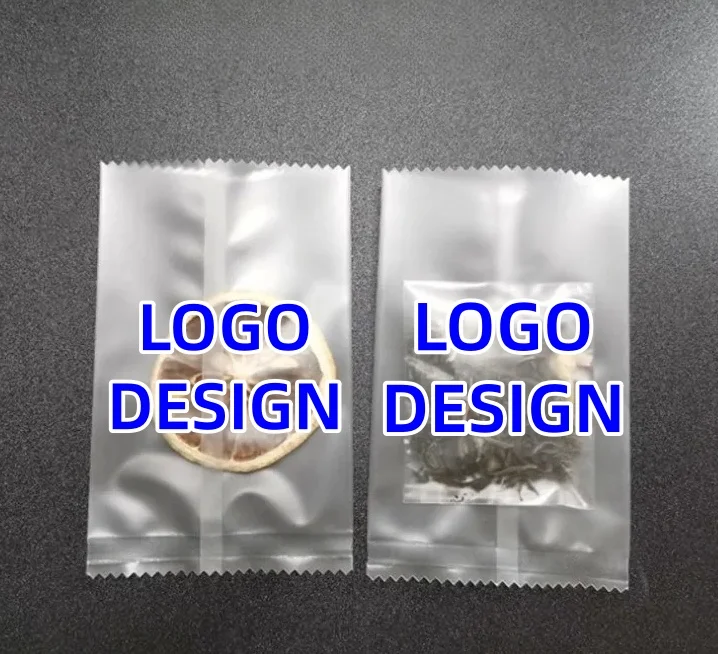 

200PCS Matte Plastic Open Top Frosted Heat Seal Bags, Pouches for Biscuits, Candy Chocolate & Snack Packaging DIY Matcha