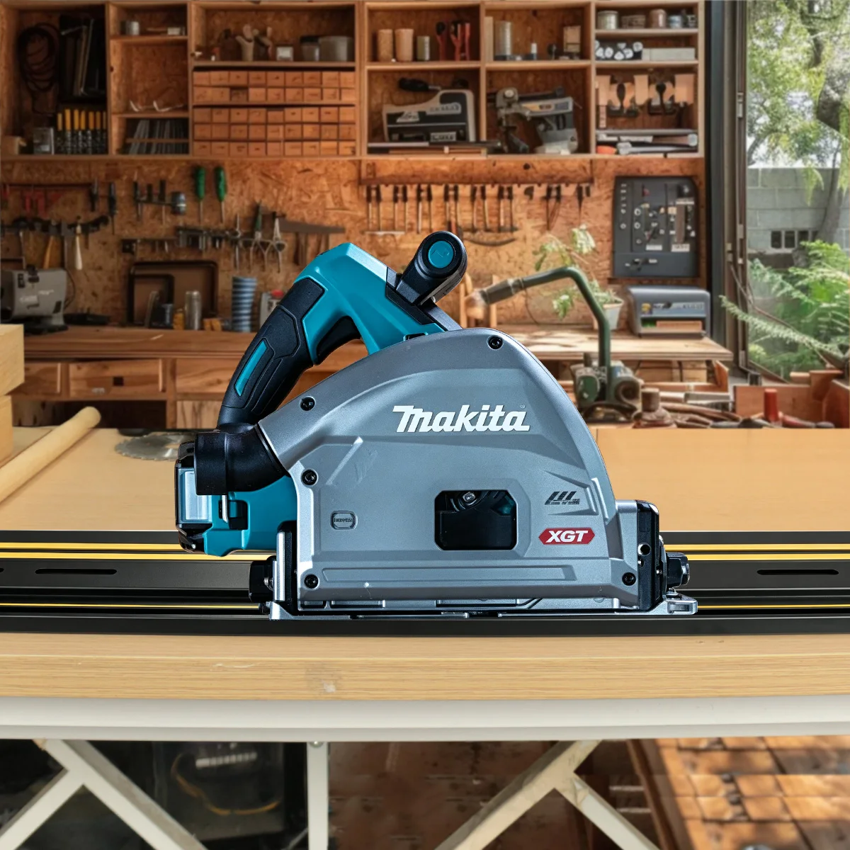 600mm Führungsschiene für Stichsäge, Aluminium-Schneidschiene, kompatibel mit Makita Festool, Stichsäge, Holzbearbeitung, Geradschnittführung – Detail 6