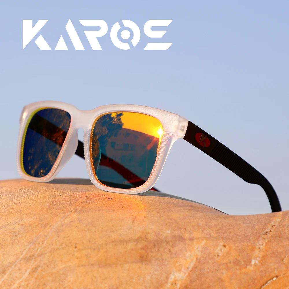 

KAROS Fishing Sunglasses Polarized Cycling Glasses Fashion UV400 Cycling Bike Eyewear Men MTB Sports Bicycle Glasses Outdoor